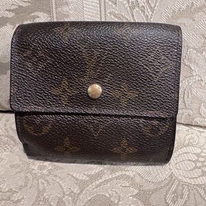 Vintage Louis Vuitton Dark Brown Monogram Wallet